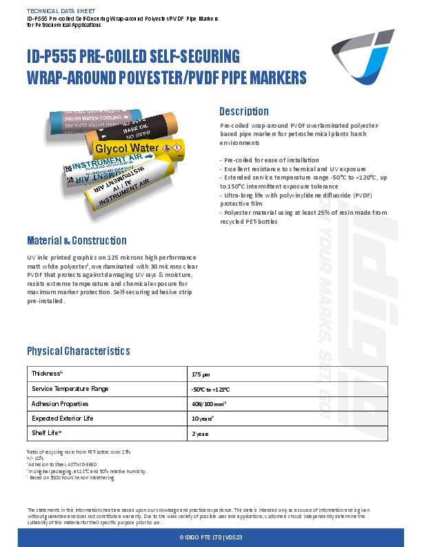 ID-P555 Datasheet, front page image